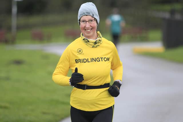 Brid Road Runners' Lyn Gent impressed at the Ferriby 10. Photos by TCF Photography