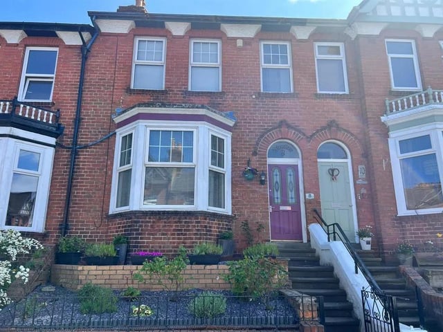 This four bedroom and two bathroom terraced house is for sale with Colin Ellis with a guide price of £250,000.