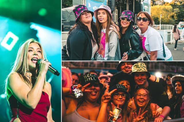 Singer songwriter Becky Hill performed to a sell-out crowd in Scarborough.