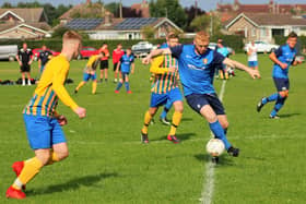 Tyler Richardson notched for Edgehill Reserves in their 3-1 home win against Scalby in the Scarborough & District Football League