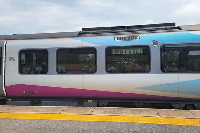 TPE train at Scarborough Railway Station. photo: Anttoni Numminen, LDRS
