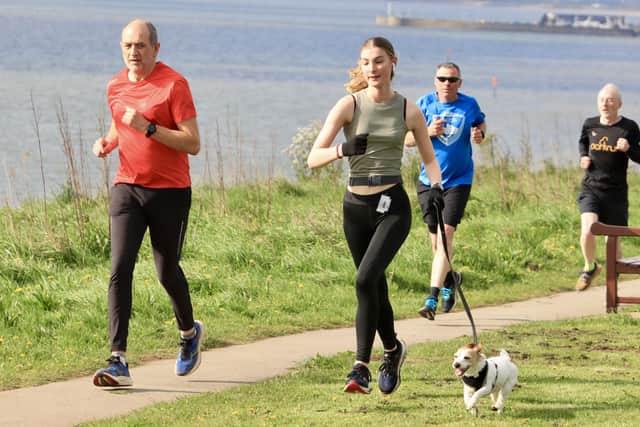 Erin Gummerson, of Brid Road Runners, at Sewerby parkrun.