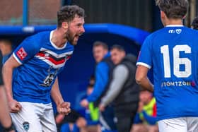 Midfielder Lewis Hawkins has signed a new contract with Whitby Town FC. Photo by Brian Murfield