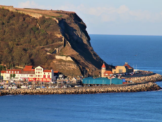 Castle head and harbour.