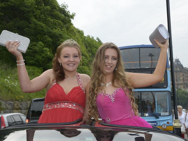 Tiffany Ireland 16, Chloe Towlerton 15, in 2015.
