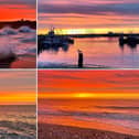 Here are 35 photographs of the beautiful sunrise over Scarborough, Whitby and Bridlington.