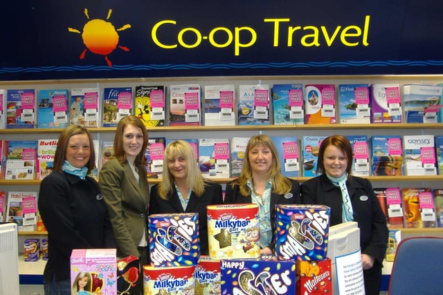 Travel Advisors from Co-op Travel in Hillsborough have made Easter eggs-tra special after delivering a collection of Easter eggs to Sheffield Children's Hospital in 2006