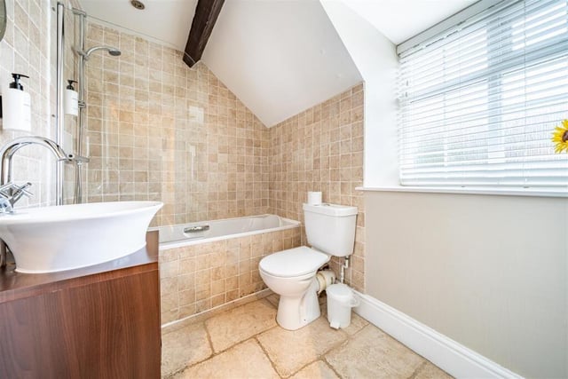 A stylish house bathroom.