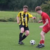 Scalby, yellow and black kit, won 4-0 at Brid Rovers Reserves.