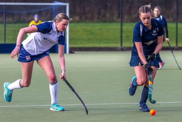 Whitby Hockey Club Ladies lost 2-1 at home to Newcastle University 6s. photo by Brian Murfield.