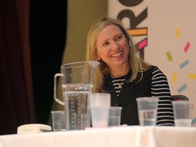 Charlotte Oliver enjoys the poetry.