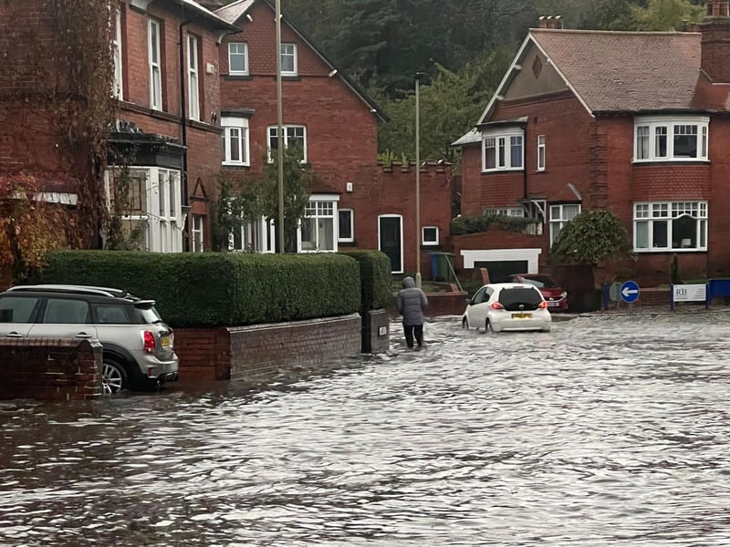 Scarborough was bought to a halt as water flooded residential properties and businesses alike.
