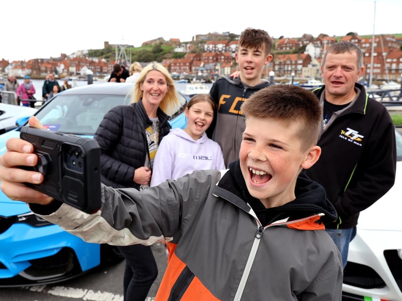 Family selfie time at Supercar Saturday!
picture: Richard Ponter