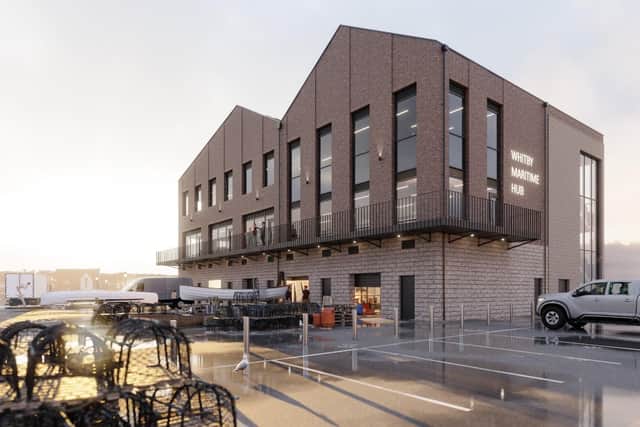 An artist's impression of the proposed Whitby Maritime Hub