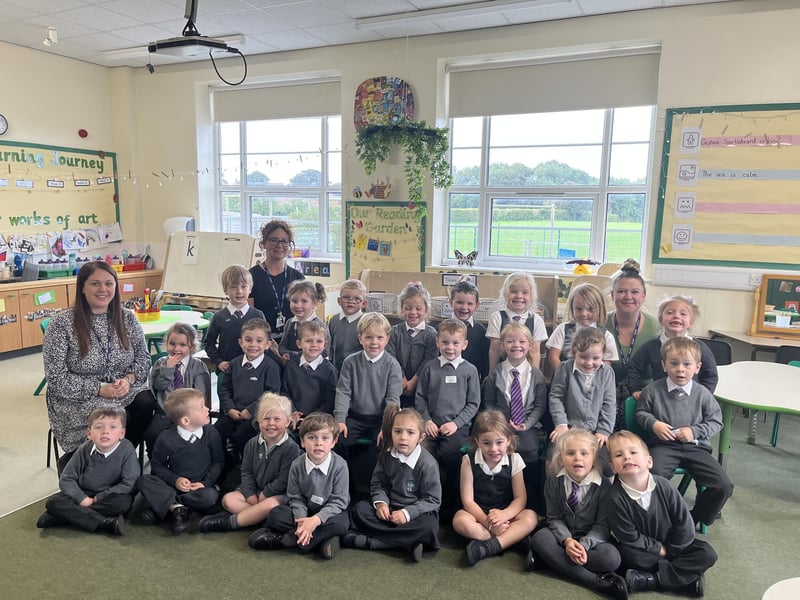 Northstead School new starters Mrs Tindall's class.