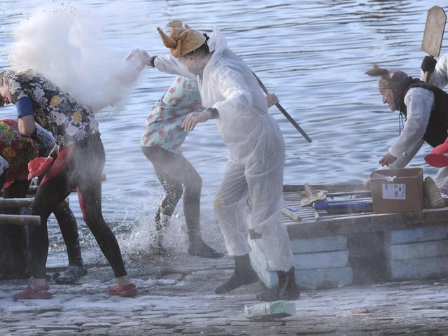 Battling with flour and eggs
