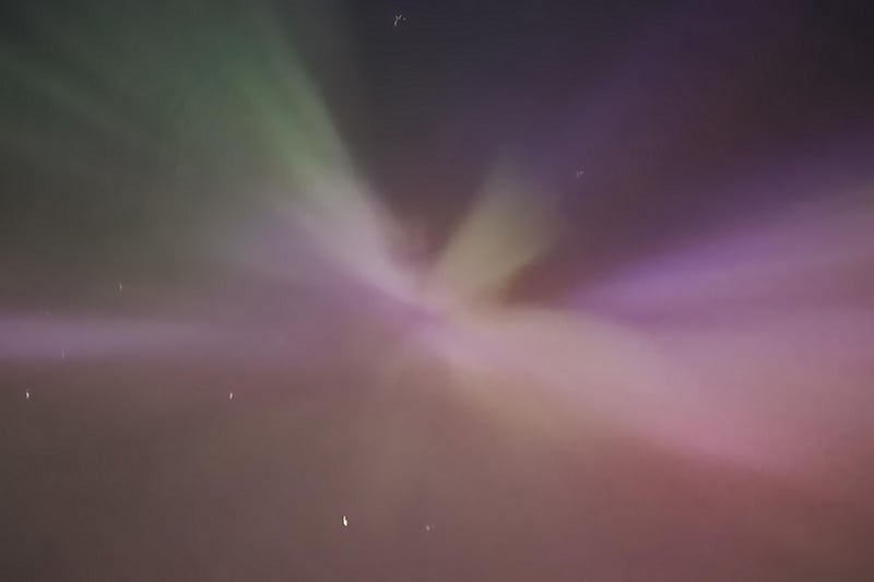 Phoenix-like ribbon of light seen from Bridlington.picture: Beverley Ellis.