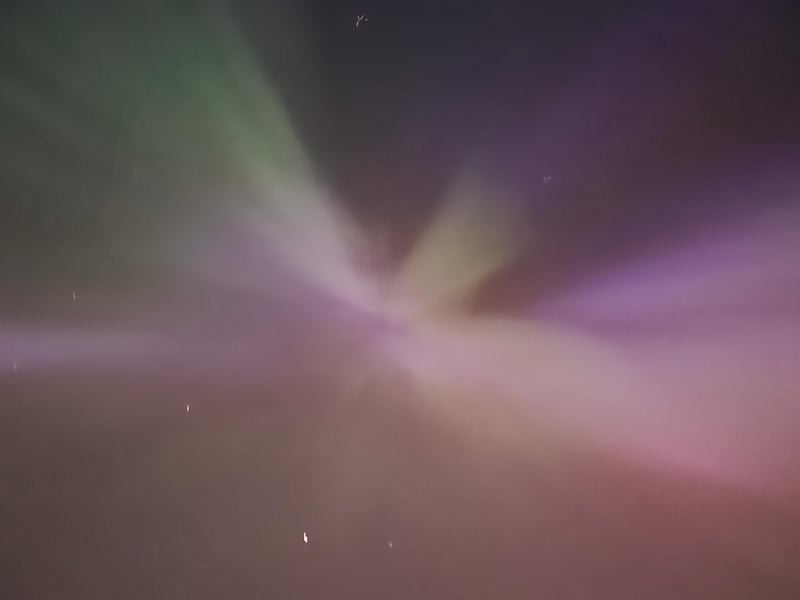 Phoenix-like ribbon of light seen from Bridlington.picture: Beverley Ellis.