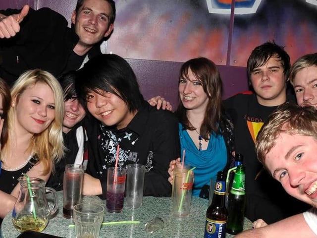 Who do you recognise on this night out in 2009?