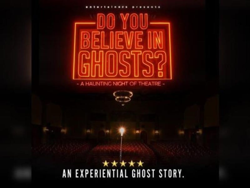 Do You Believe in Ghosts? is coming to Bridlington Spa on November 3. An experiential ghost story, unlike anything you have ever experienced before.