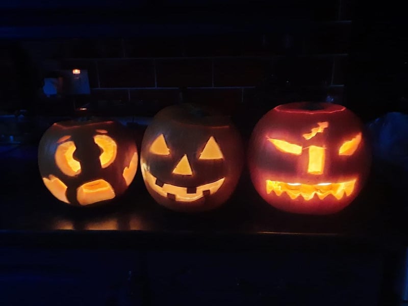 These fabulous pumpkins were submitted by Julie Lax of Whitby.