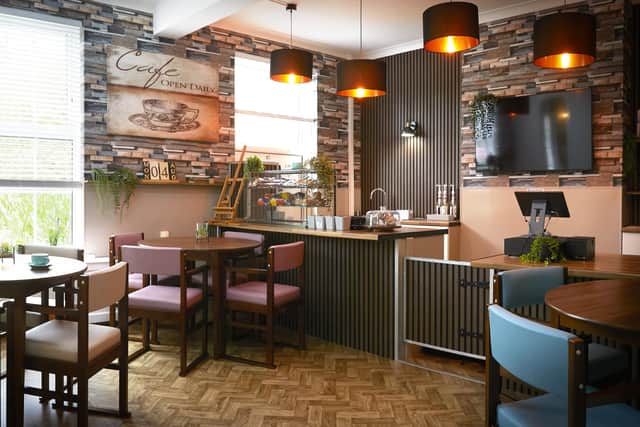 The new bistro at Combe Hay residential care home in Scarborough.