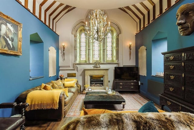 An eclectic mix of furnishings add to the properties appeal