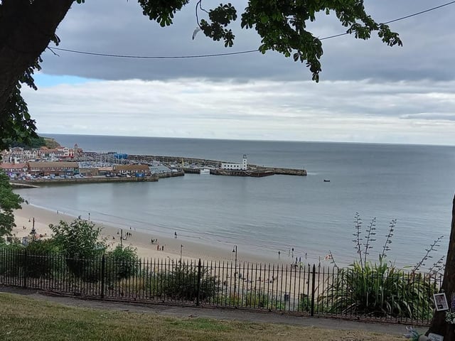 Tranquil view of Scarborough Bay.