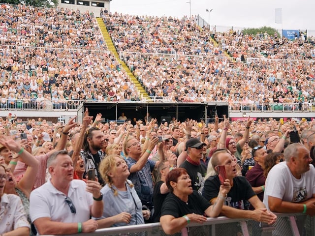 The crowd goes wild!!
