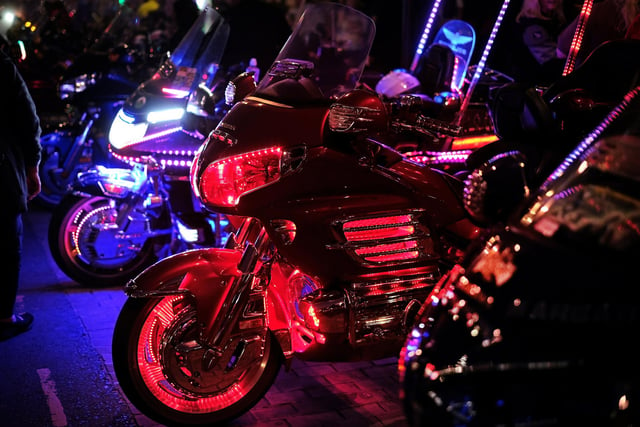 The Honda Goldwings lit up Scarborough over the weekend.