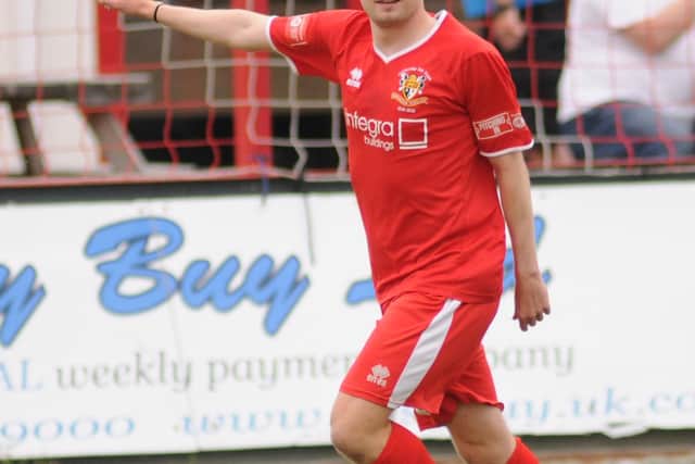 Matt Broadley scored the first goal for Bridlington Town in last weekend's win on the road