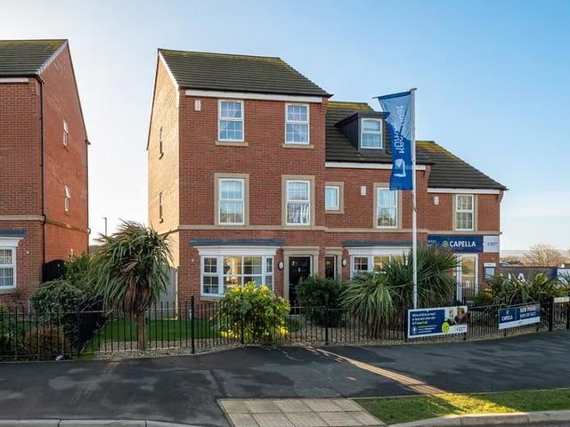 This four bedroom and three bathroom terraced house is for sale with Colin Ellis with a guide price of £240,000