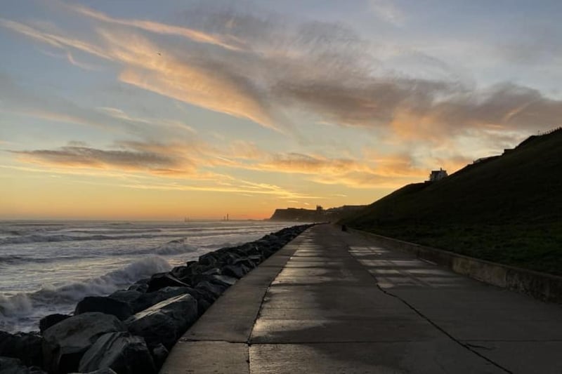 Scenic stroll along the Whitby seafront.
picture: Anthony Thomas.