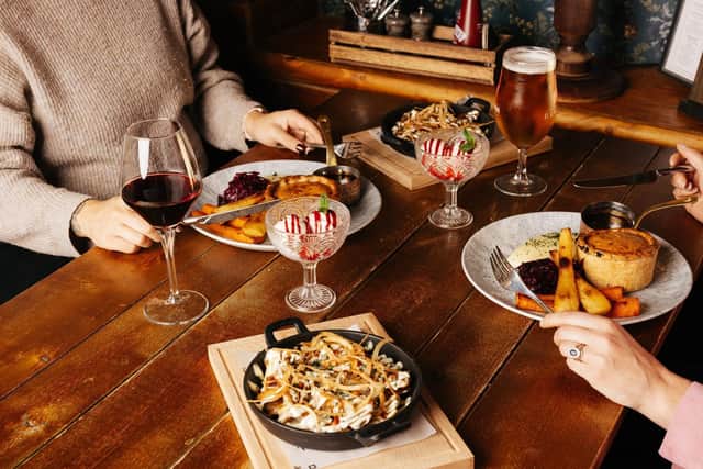 Delicious fresh dishes on the menu at Whitby's The Stables