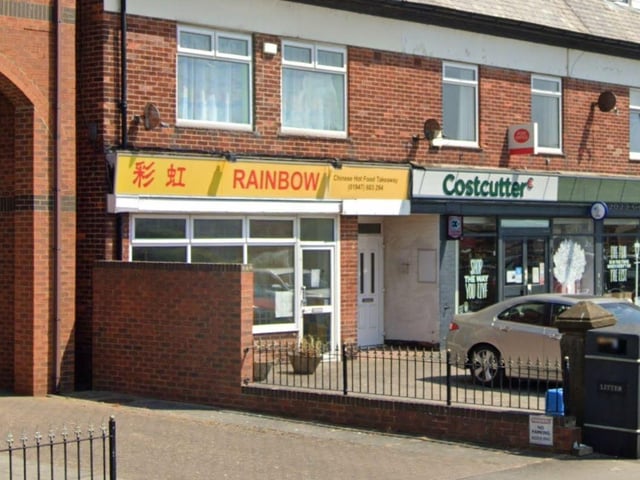 Rainbow Chinese Takeaway is located on The Parade, Whitby. One Google review said: "Been to a few chinese takeaways around whitby and I've found this one to be the best so far and the best value for money. Big portions at a great price."