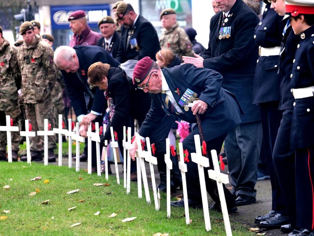 Planting the crosses