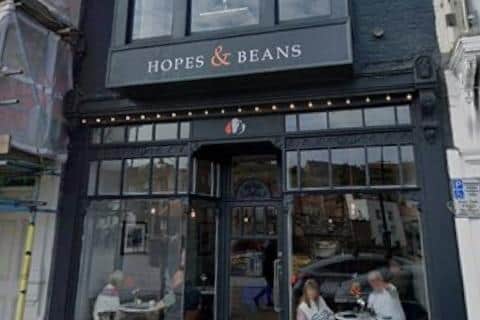 Hopes And Beans, Whitby. Google Maps