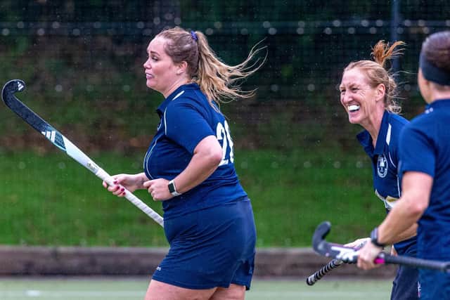 Em Webster scored the first two goals for Whitby Ladies. Photo by Brian Murfield.