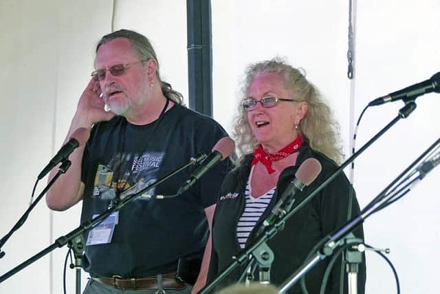 Rob van Sante and Janie Meneely.