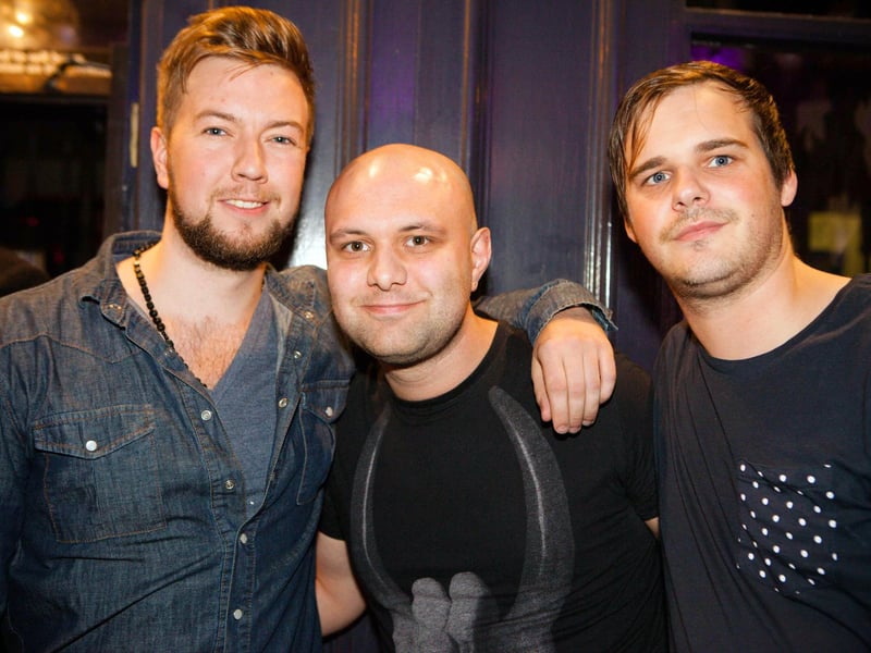 Matt, Mark & Gowan enjoying a lad's night out in Snowy's.