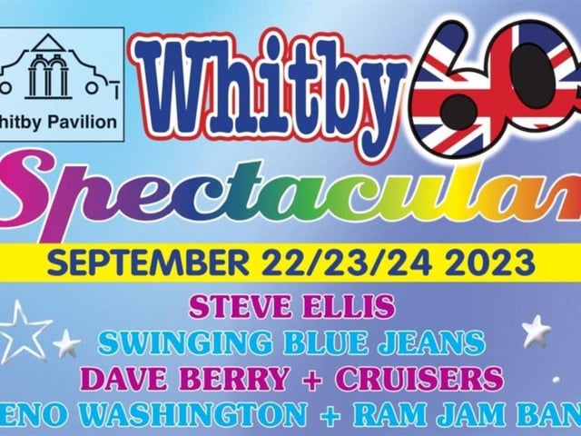 Whitby 60's Spectacular will take place at Whitby Pavilion on September 22 until September 24. From Friday night to Sunday night, visitors can enjoy a full weekend of sixties music, featuring some of the biggest names from the decade.