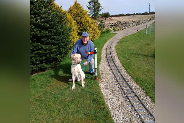 Alan Williams with Peanut.