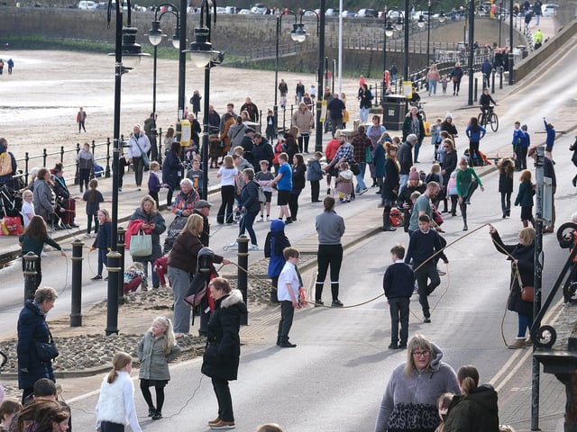 Foreshore Road was closed to traffic for the event