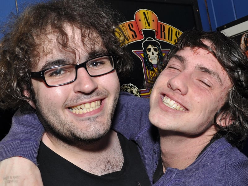 Alex and Chris share a joke!