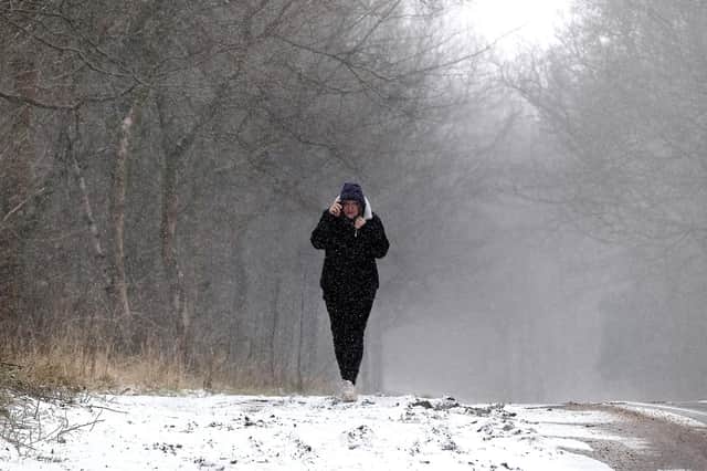 The Met Office has issued a yellow warning of snow and ice for the Yorkshire coast