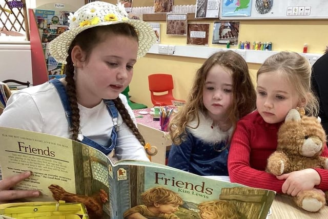 World Book day fun at Brompton and Sawdon Community Primary School.