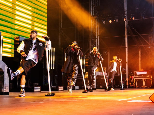 JLS's carefully choreographed routines were a highlight of the show