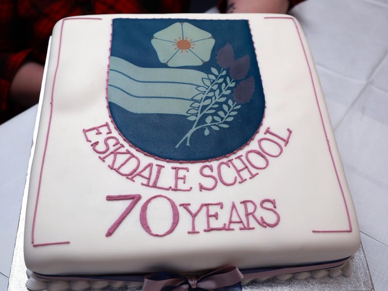 Eskdale School 70 years cake.
