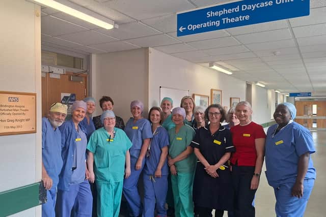 The Bridlington Surgical Hub team