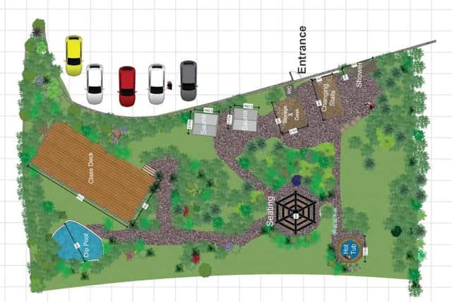 The proposed hilltop plan at Stepney Hill Farm